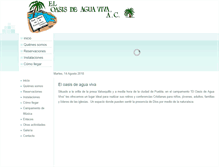 Tablet Screenshot of oasisaguaviva.org